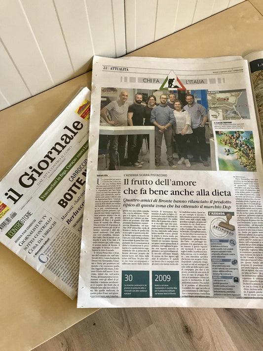 sciara su il giornale
