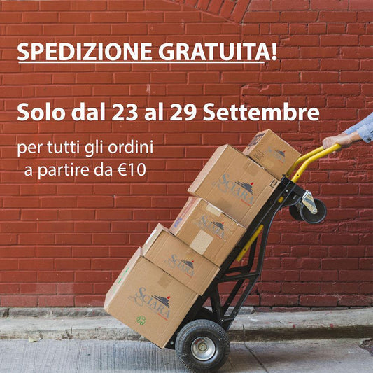 Benvenuto Autunno! SPEDIZIONE GRATUITA per tutta la settimana - Sciara