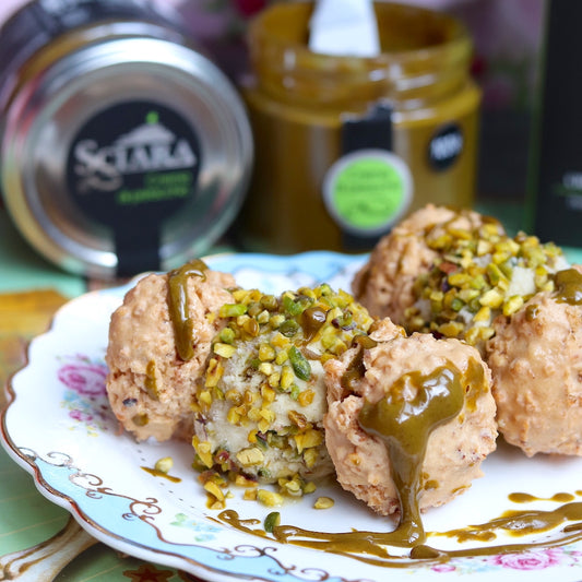 gelato al pistacchio bronte sciara