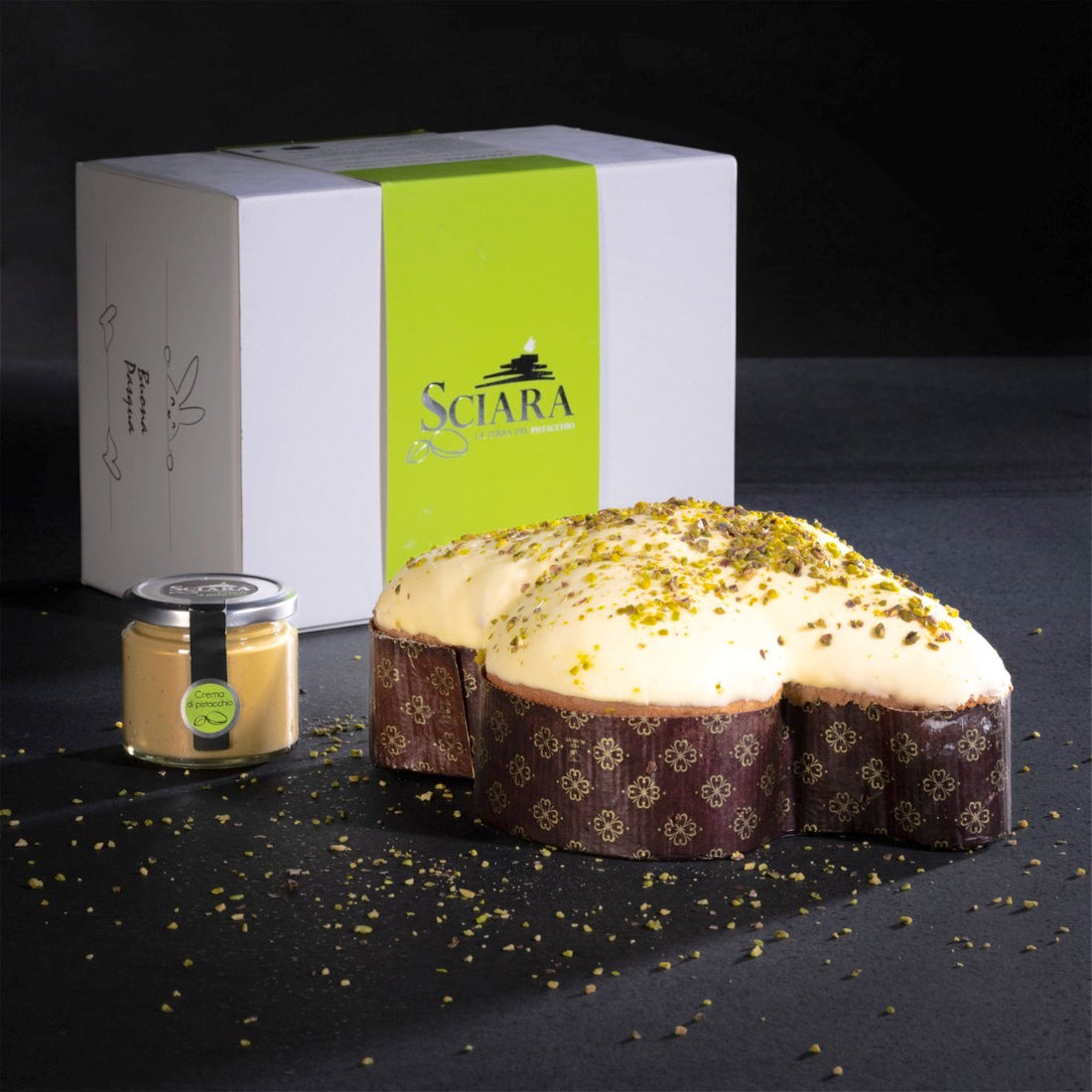 colomba al pistacchio bronte sciara