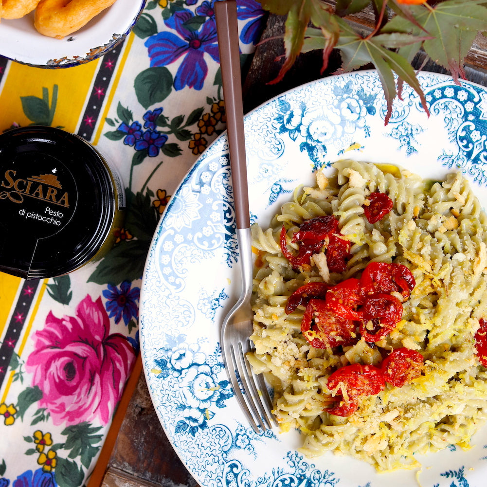 pasta al pistacchio siciliano