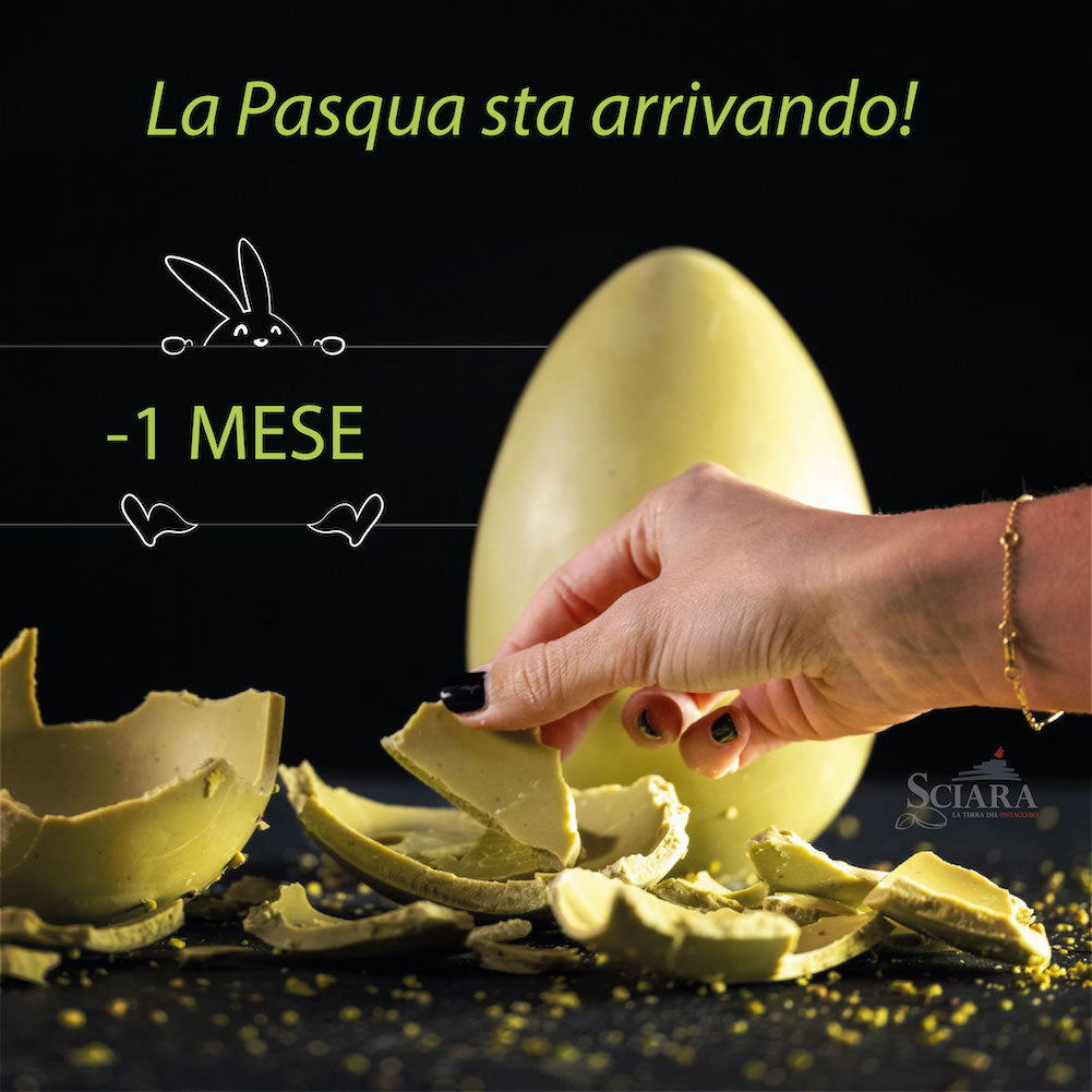 uovo di pasqua al pistacchio bronte sciara