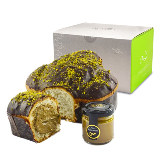 Dolce di Pasqua al Pistacchio senza latte con Olio extravergine d'oliva