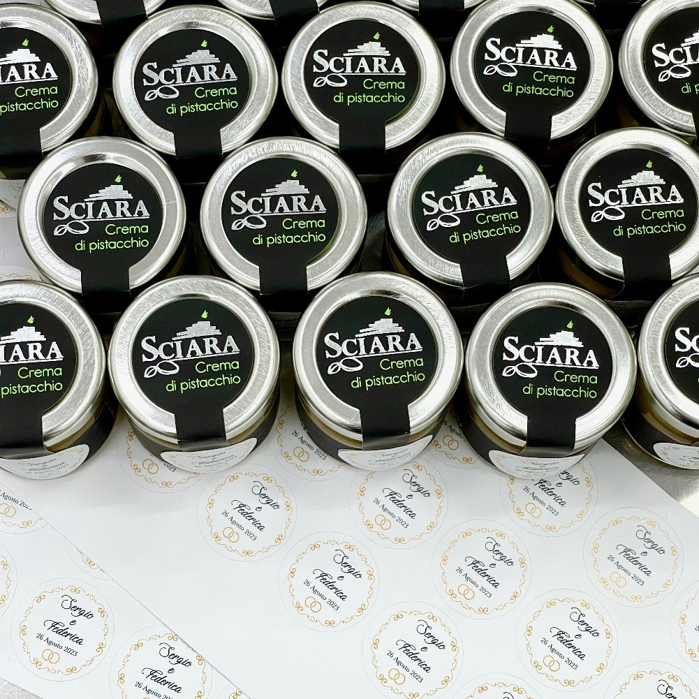 Crema di Pistacchio bronte sciara 40 grammi - bomboniera gastronomica