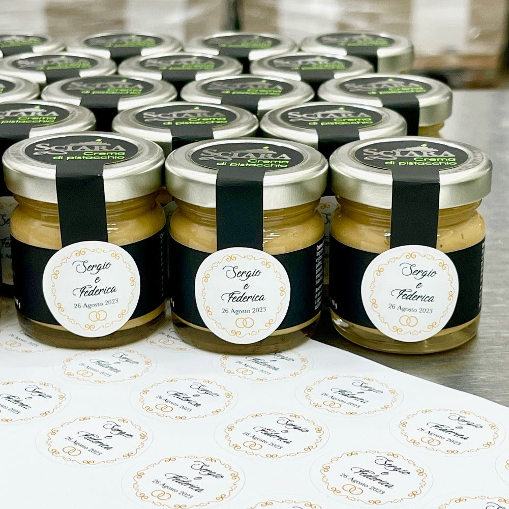 Crema di Pistacchio bronte sciara 40 grammi - bomboniera gastronomica