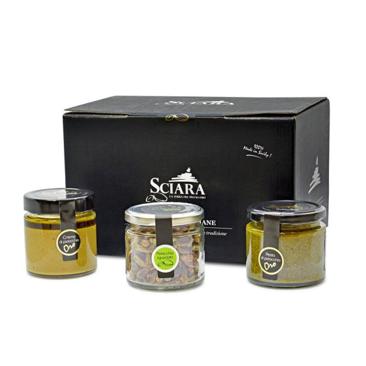 Box Pistacchio senza latte - Oro - Sciara La terra del pistacchio Bronte