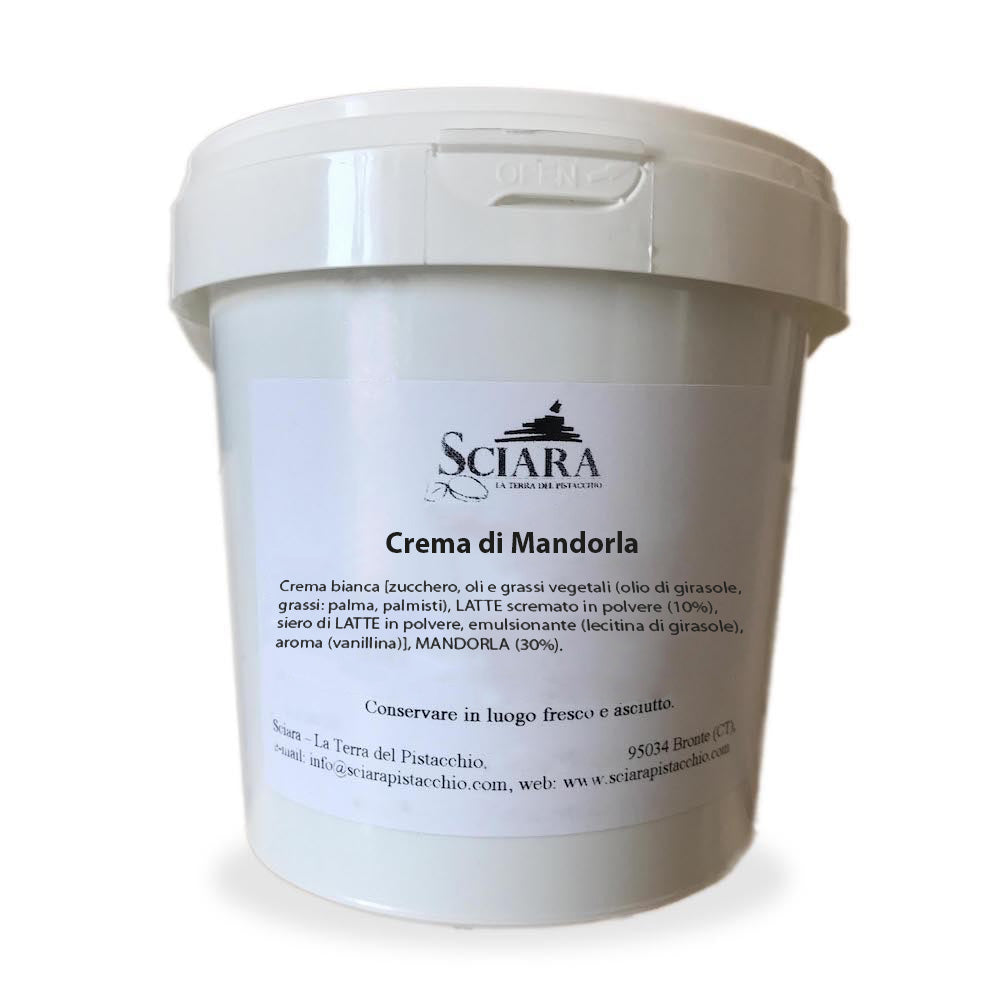 Crema di Mandorla 190 grammi - La Classica - Sciara La terra del pistacchio Bronte