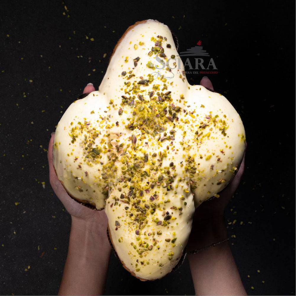 Colomba al Pistacchio a lievitazione naturale - Sciara La terra del pistacchio Bronte