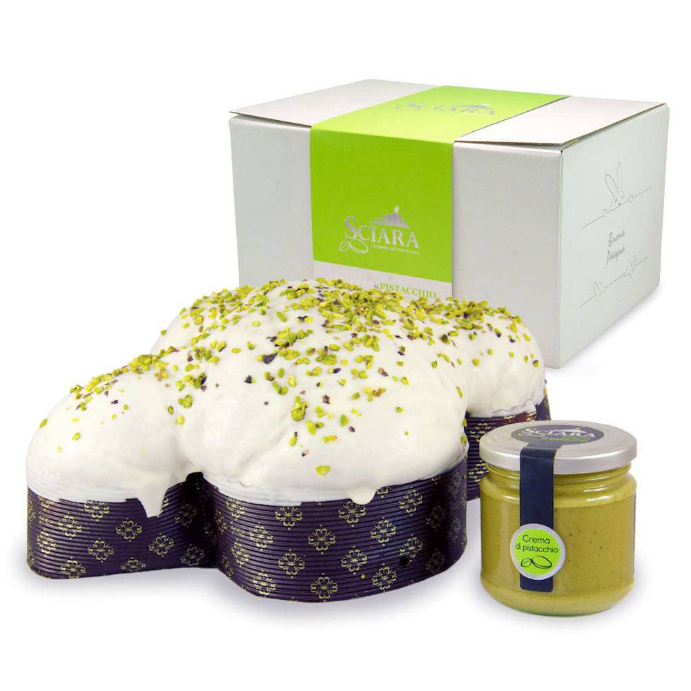 Colomba al Pistacchio e Uovo al Pistacchio - Sciara La terra del pistacchio Bronte
