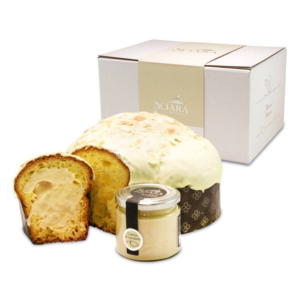 Colomba alla Mandorla a lievitazione naturale - Sciara La terra del pistacchio Bronte