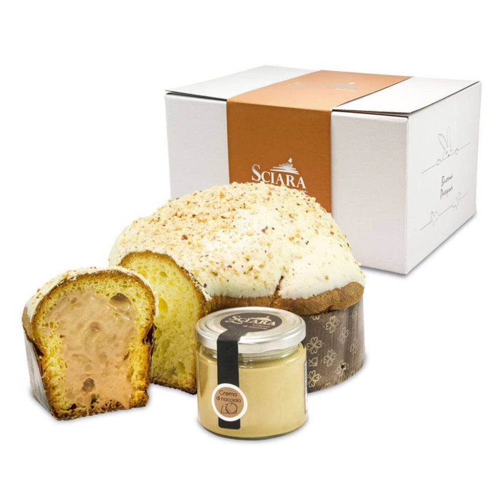 Colomba alla Nocciola a lievitazione naturale - Sciara La terra del pistacchio Bronte