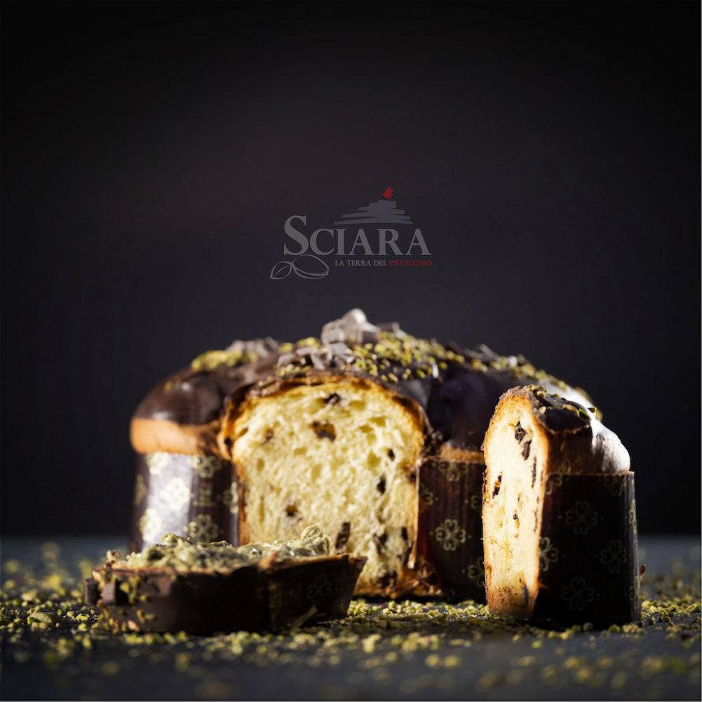 Colomba Pistacchio e "Cioccolato di Modica IGP" - Sciara La terra del pistacchio Bronte