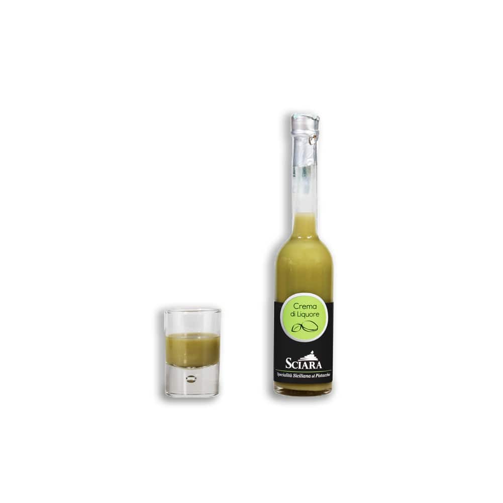 Crema di Liquore al Pistacchio 100 ml - Sciara La terra del pistacchio Bronte