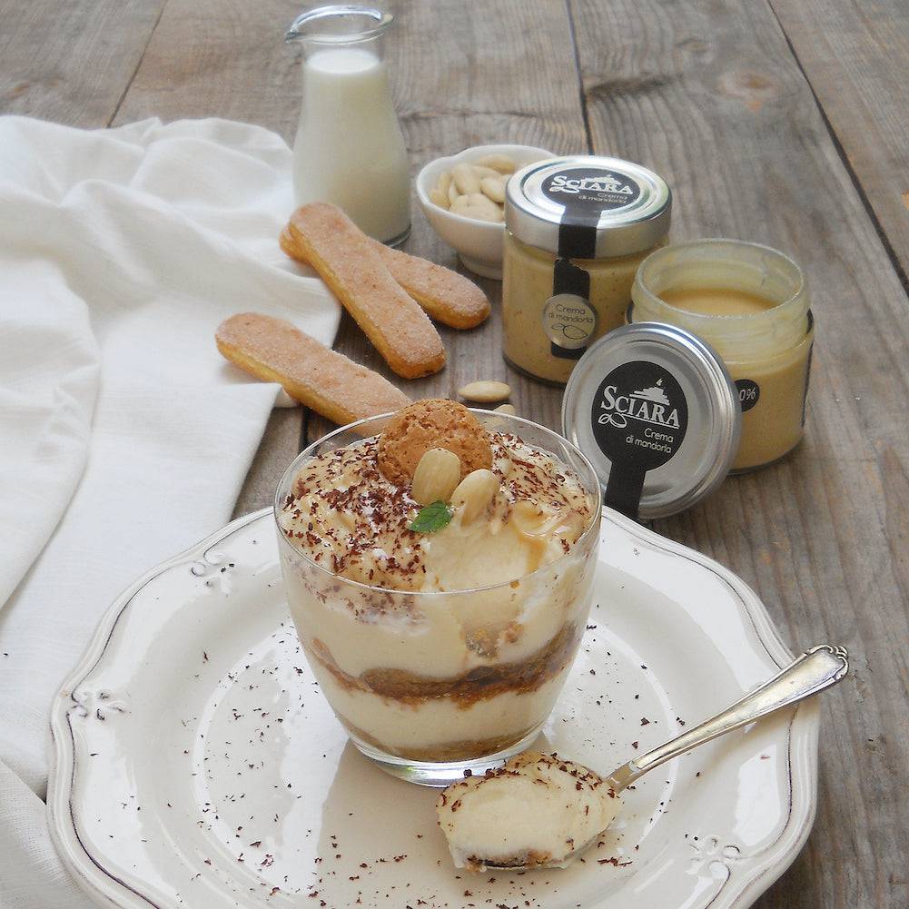 Crema di Mandorla al 60% 190 grammi - La Intensa - Sciara La terra del pistacchio Bronte