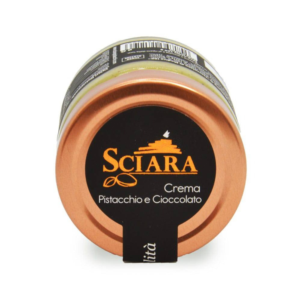 Crema di Pistacchio e Cioccolato di Modica 190 grammi - Sciara La terra del pistacchio Bronte