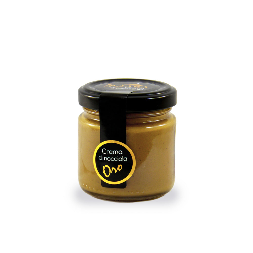 Mix Creme spalmabili senza latte Pistacchio, Mandorla e Nocciola 90 grammi x 3 - Le Oro - Sciara La terra del pistacchio Bronte