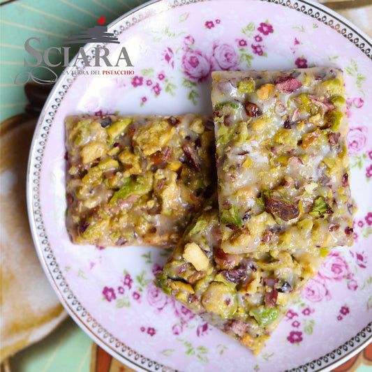 Croccantino di Pistacchio confezione da 350 grammi - Sciara La terra del pistacchio Bronte