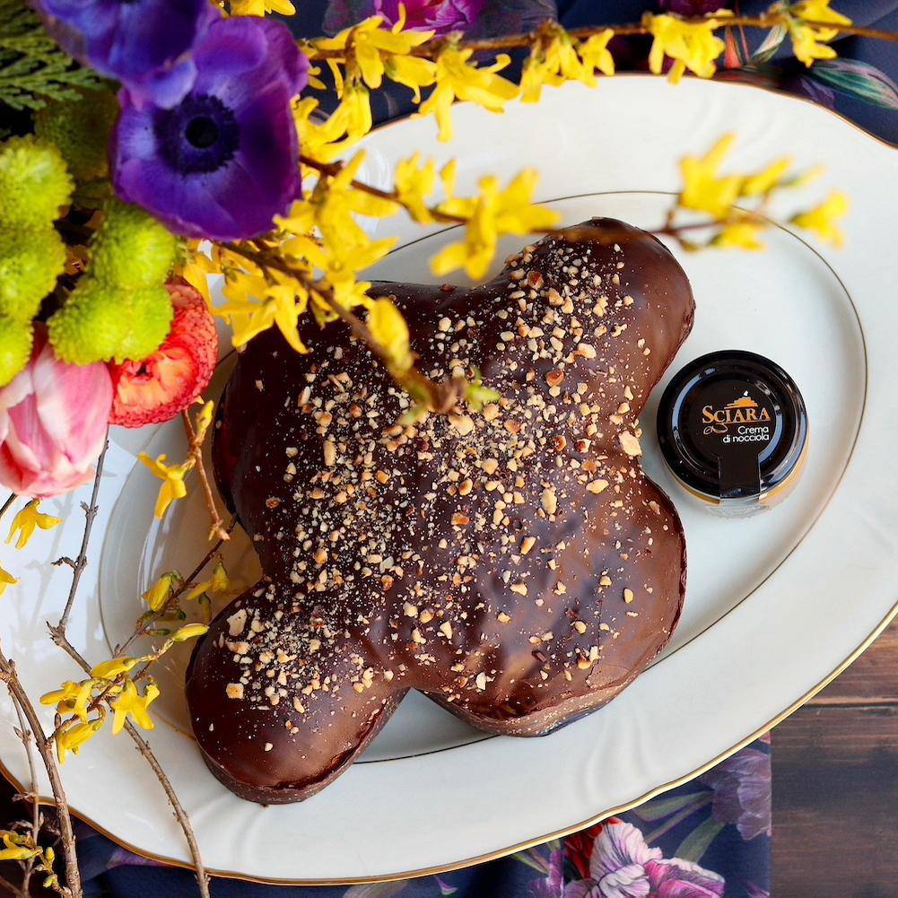 Dolce di Pasqua alla Nocciola senza latte con Olio extravergine d'oliva - Sciara La terra del pistacchio Bronte