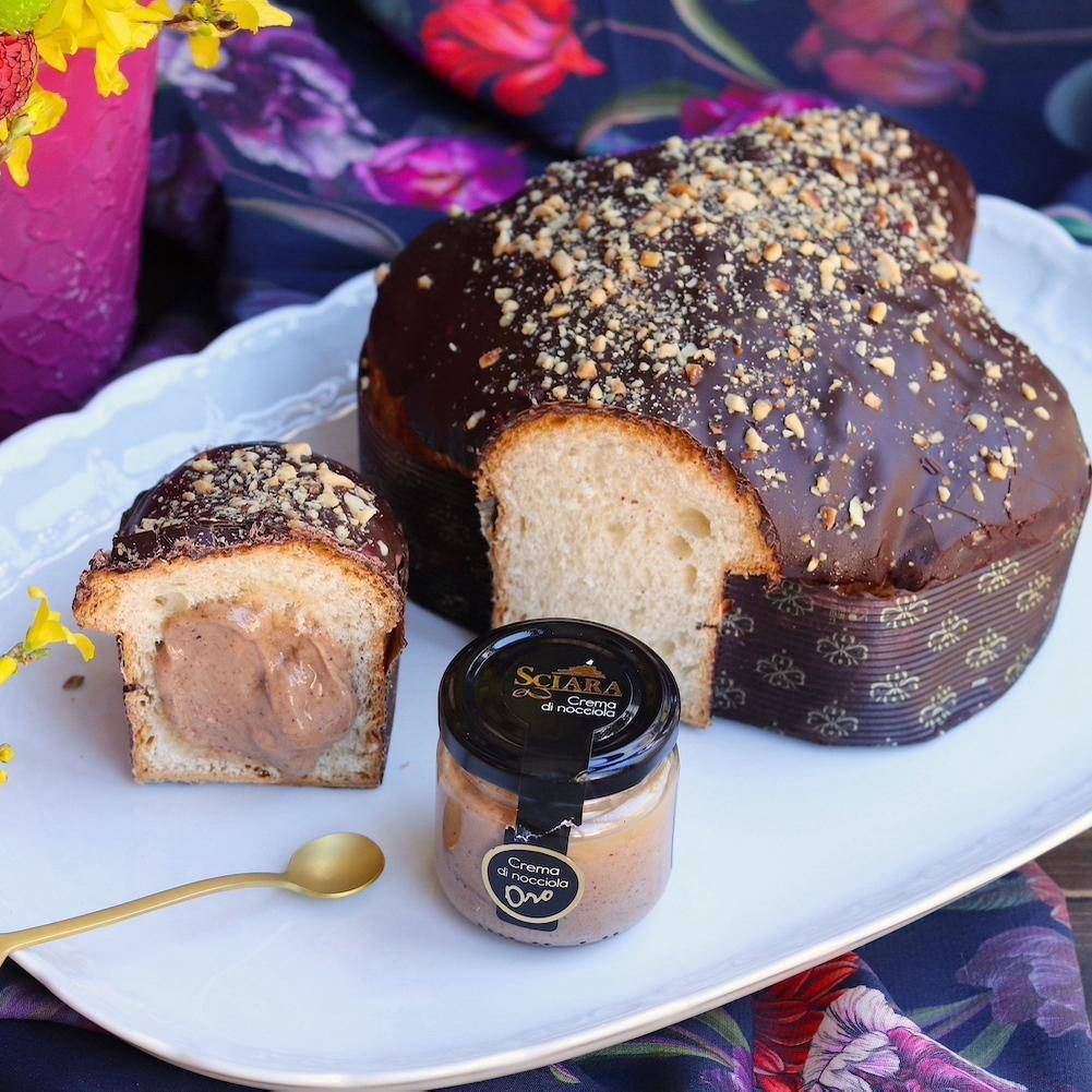 Dolce di Pasqua alla Nocciola senza latte con Olio extravergine d'oliva - Sciara La terra del pistacchio Bronte