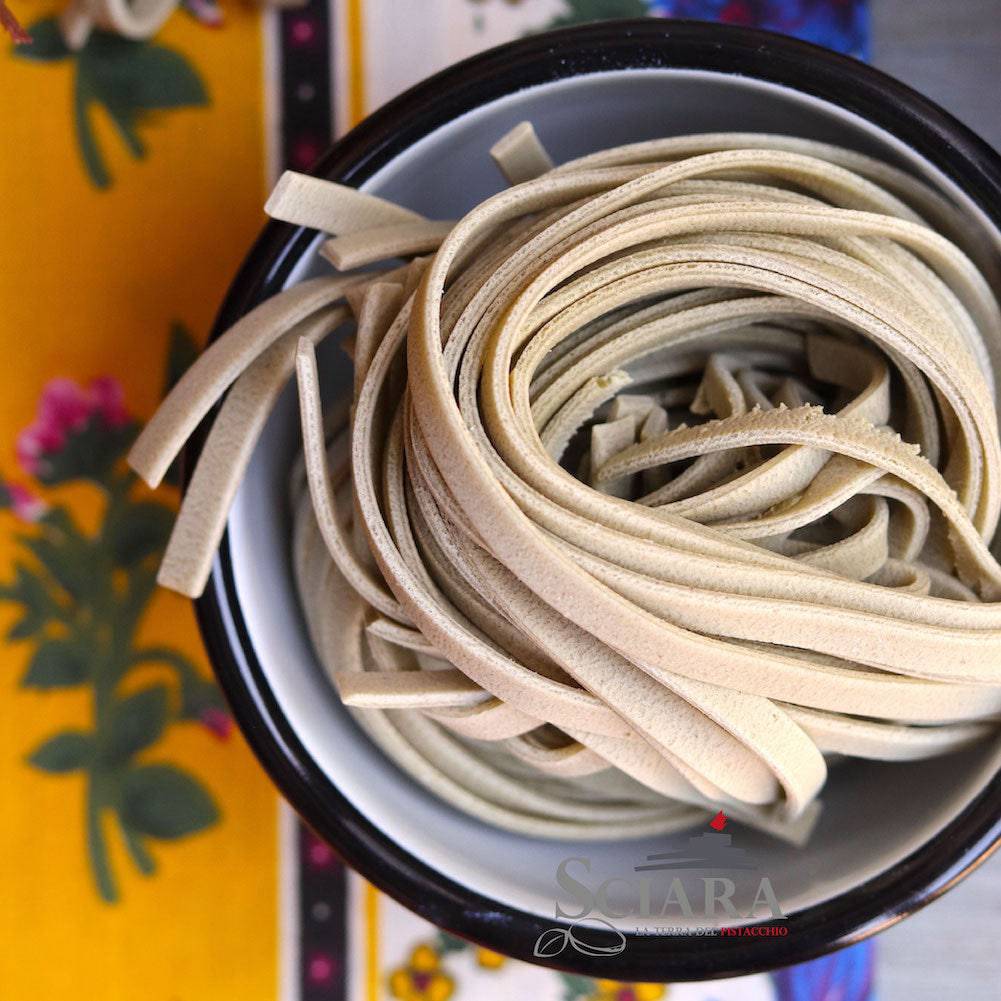 Fettuccine al Pistacchio 500 grammi - Sciara La terra del pistacchio Bronte