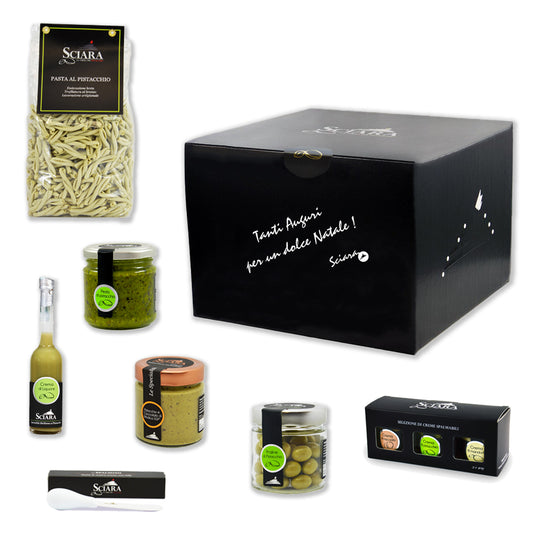 Box Natale mini - Cesta Natalizia prodotti al Pistacchio