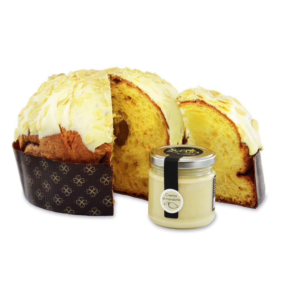 Panettone alla Mandorla a lievitazione naturale - Sciara La terra del pistacchio Bronte