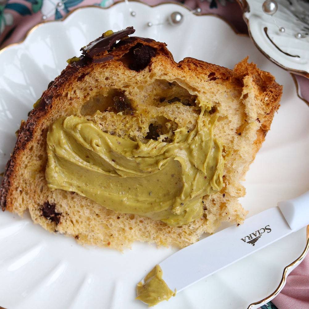 Panettone Pistacchio e "Cioccolato di Modica IGP" - Sciara La terra del pistacchio Bronte