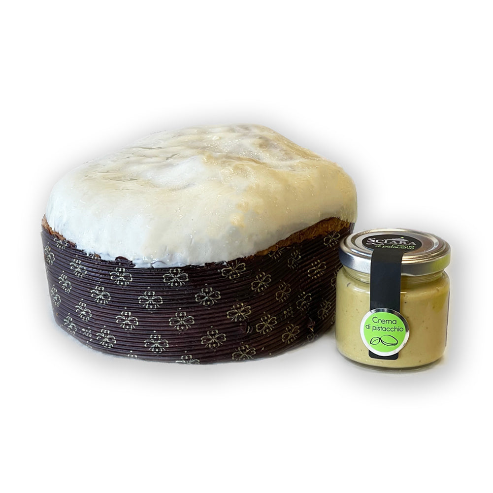 Panettone al Pistacchio senza glutine - Sciara La terra del pistacchio Bronte
