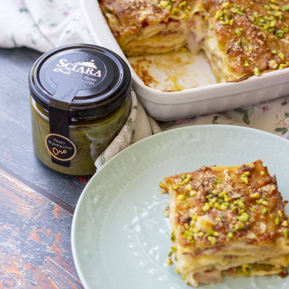 Pesto di Pistacchio in Olio extravergine d'oliva - Sciara La terra del pistacchio Bronte