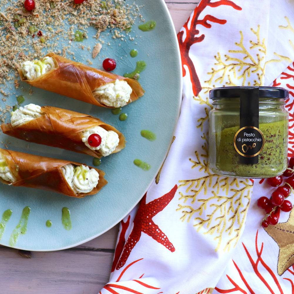 Pesto di Pistacchio in Olio extravergine d'oliva - Sciara La terra del pistacchio Bronte