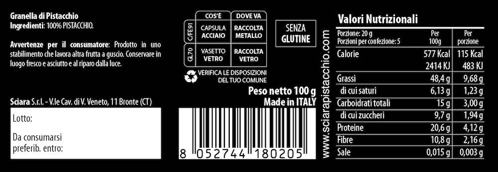Granella di Pistacchio - Sciara La terra del pistacchio Bronte
