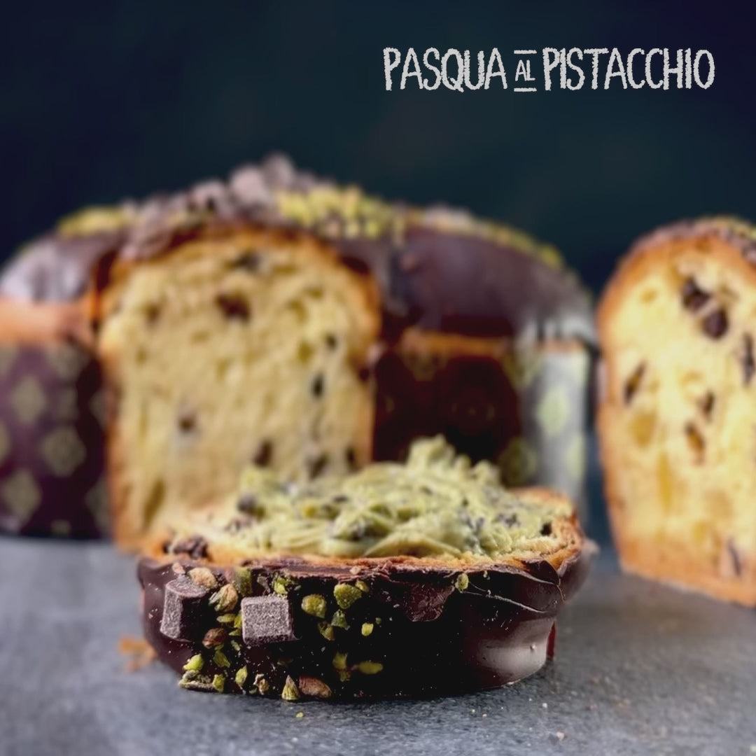 Colomba Pistacchio e "Cioccolato di Modica IGP" - Sciara La terra del pistacchio Bronte