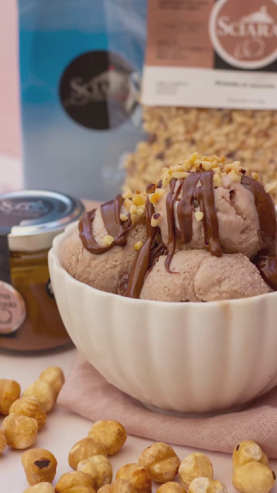 Kit Gelato alla Nocciola - Sciara La terra del pistacchio Bronte