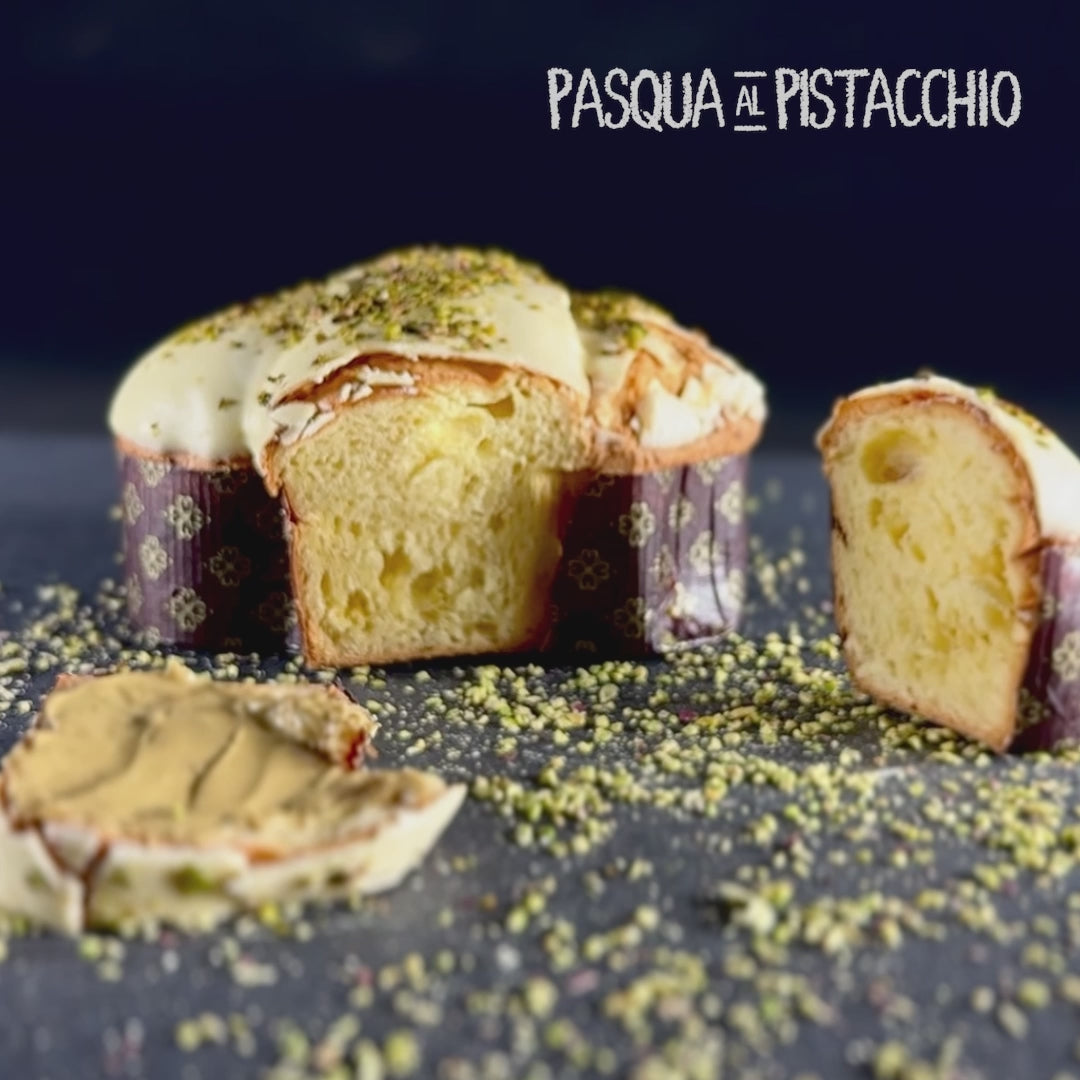 Colomba al Pistacchio a lievitazione naturale - Sciara La terra del pistacchio Bronte