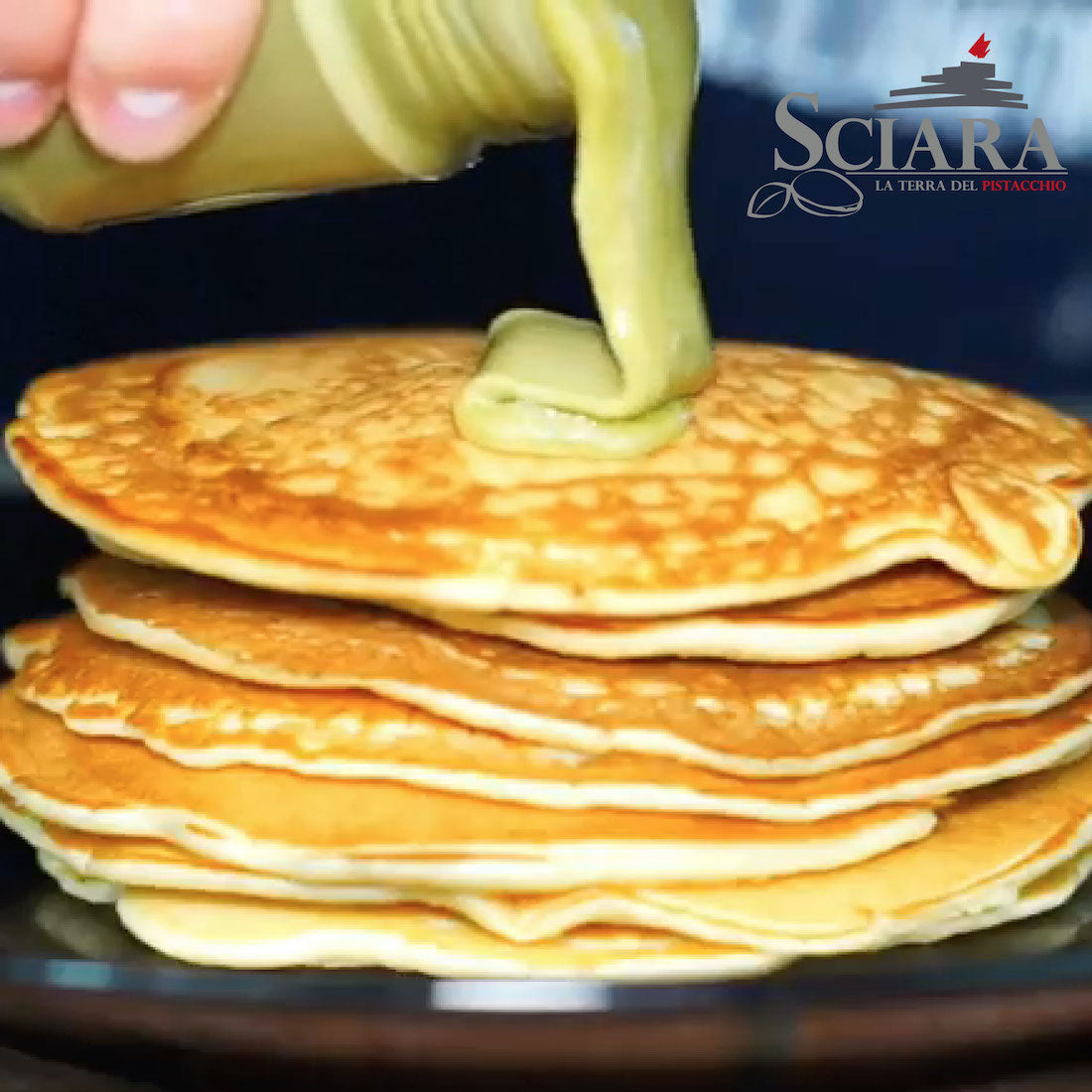 crema di pistacchio bronte sciara - ricetta pancakes