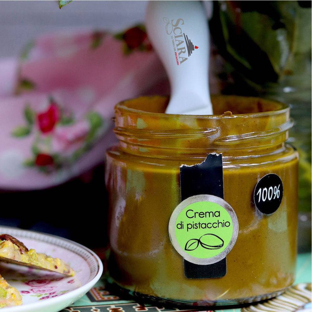 crema 100% pistacchio - sciara pistacchio bronte