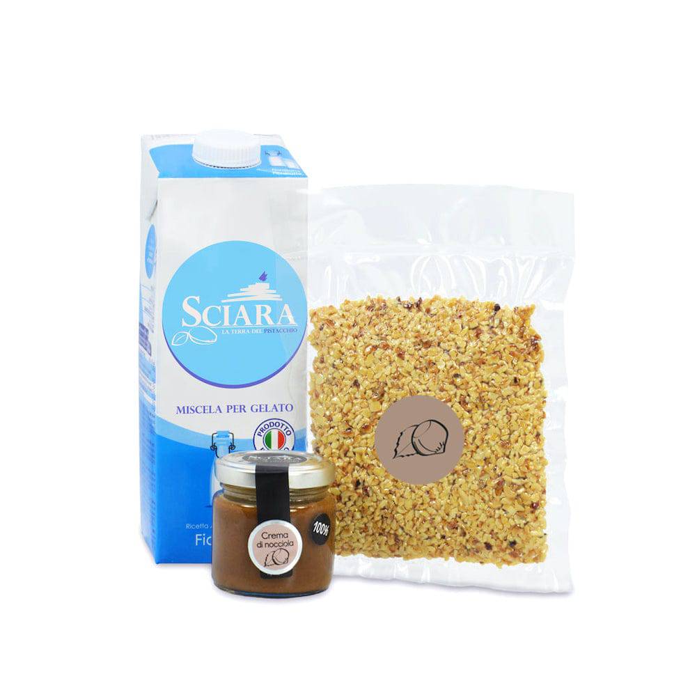 Kit Gelato alla Nocciola - Sciara La terra del pistacchio Bronte
