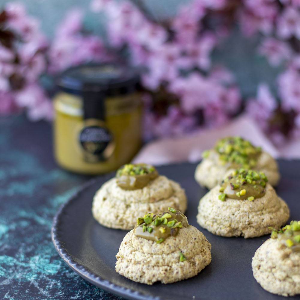 Mix Creme spalmabili senza latte Pistacchio, Mandorla e Nocciola 90 grammi x 3 - Le Oro - Sciara La terra del pistacchio Bronte