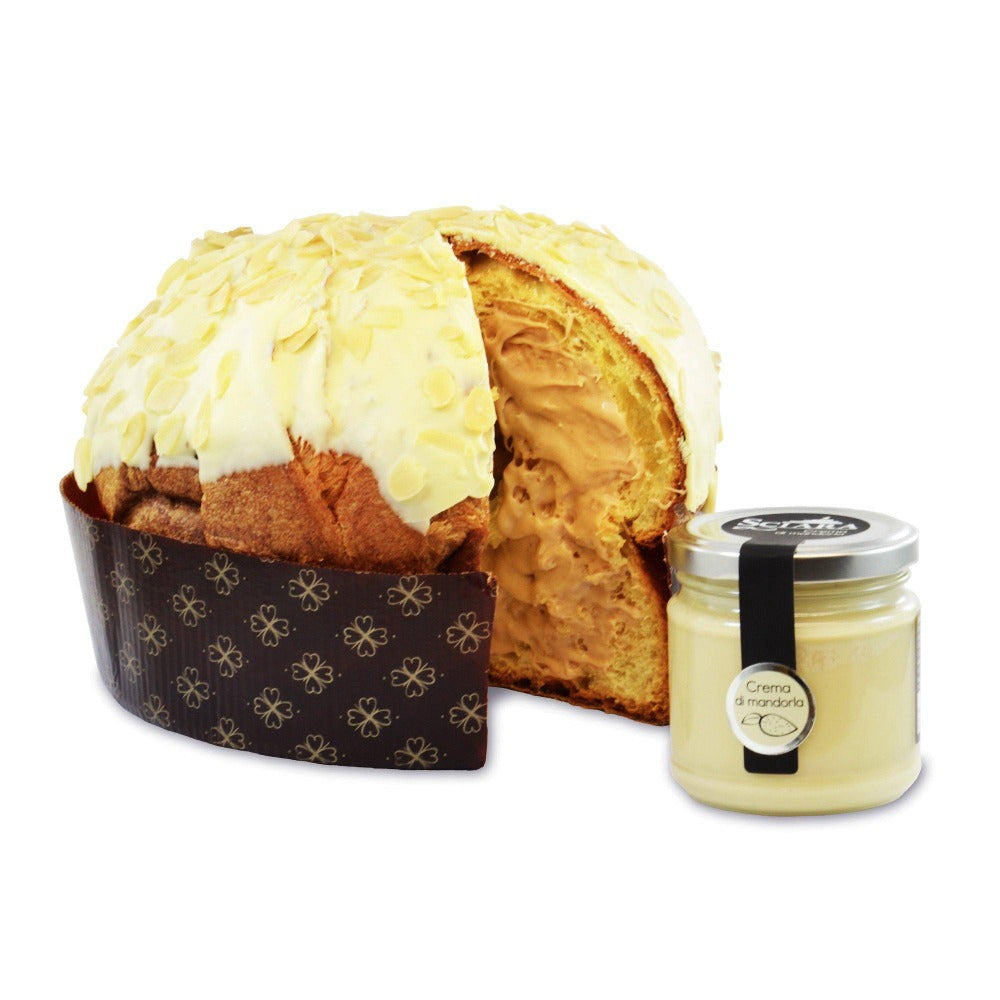 Panettone alla Mandorla a lievitazione naturale - Sciara La terra del pistacchio Bronte