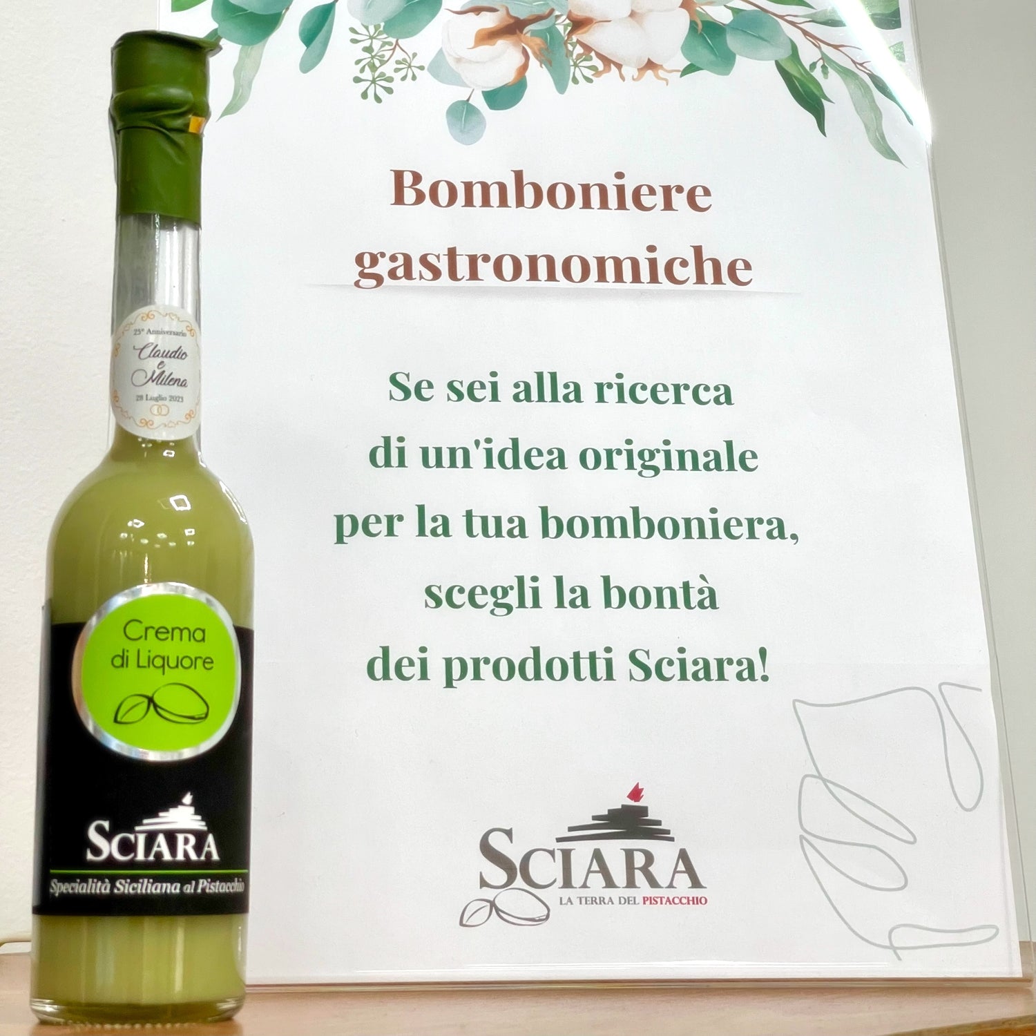 bomboniere gastronomiche sciara pistacchio bronte