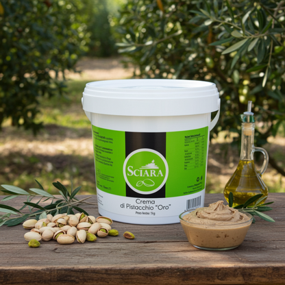 Crema di Pistacchio senza latte - La Oro - Sciara La terra del pistacchio Bronte