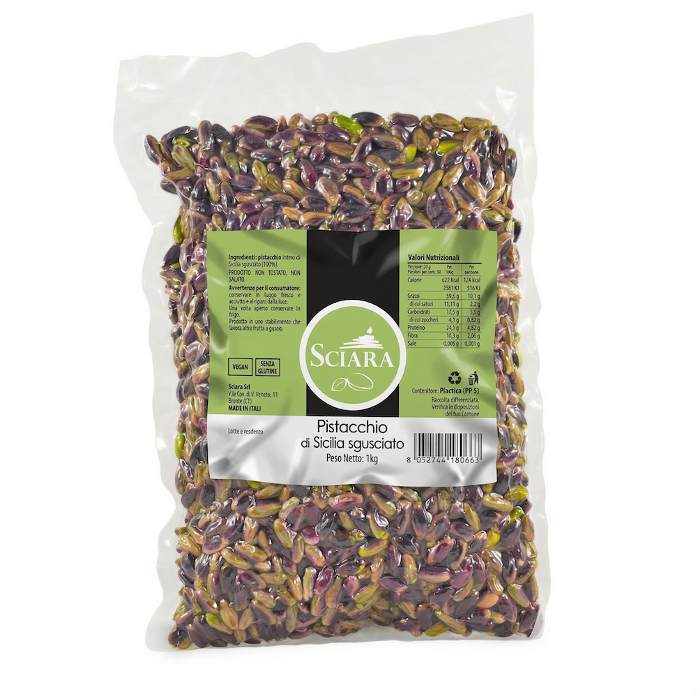 Pistacchio Siciliano sgusciato - Sciara La terra del pistacchio Bronte