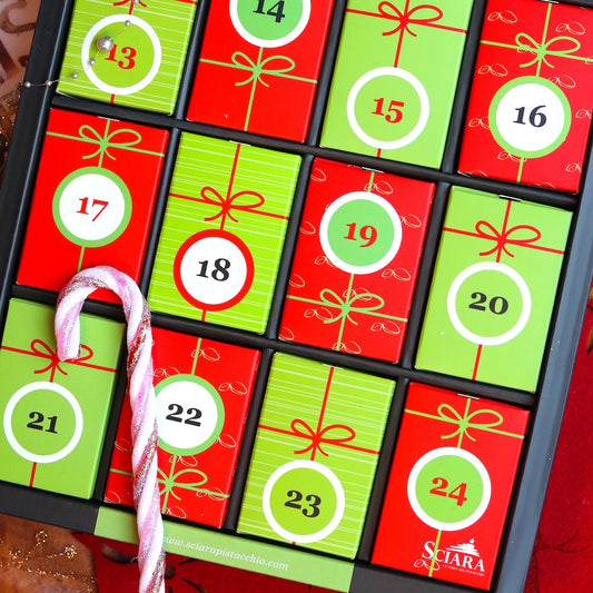 calendario dell'avvento food pistacchio bronte sciara - calendario avvento gastronomico