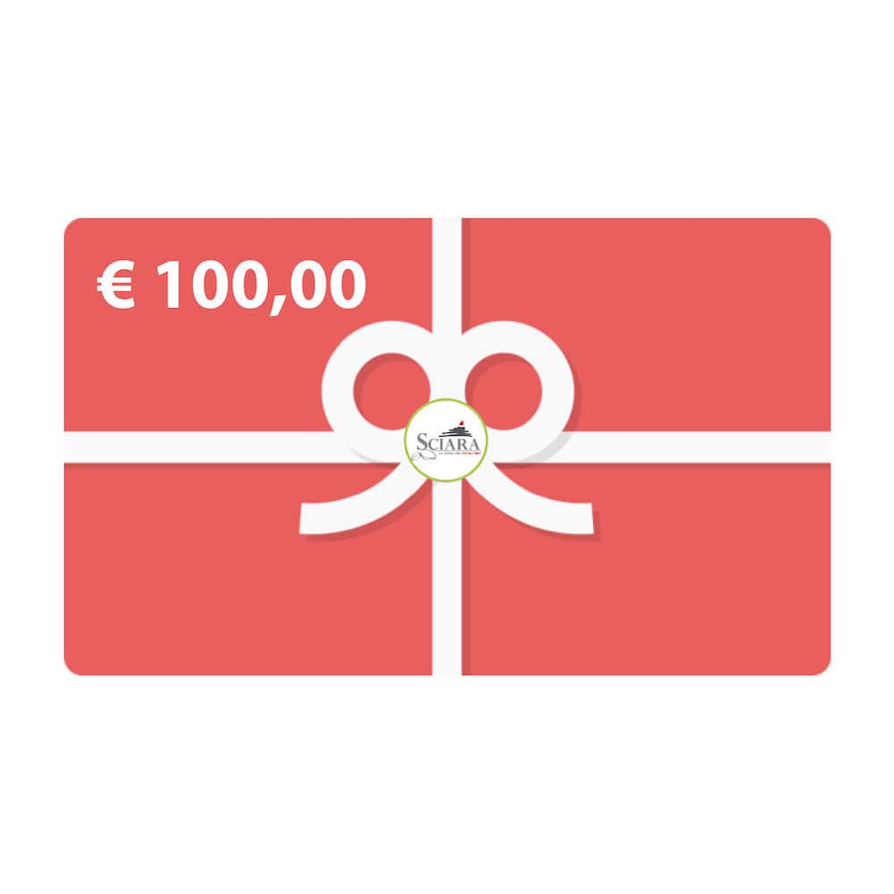Carta regalo Sciara - Gift card €100 - Sciara La terra del pistacchio Bronte