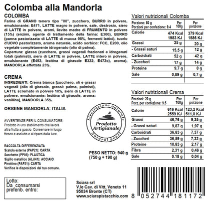 colomba alla mandorla