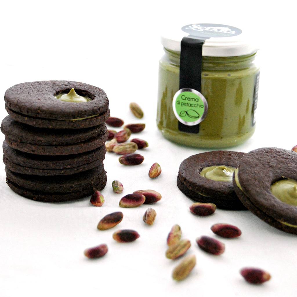 Mix Creme spalmabili Pistacchio, Mandorla e Nocciola 190 grammi x 3 - Le Classiche - Sciara La terra del pistacchio Bronte