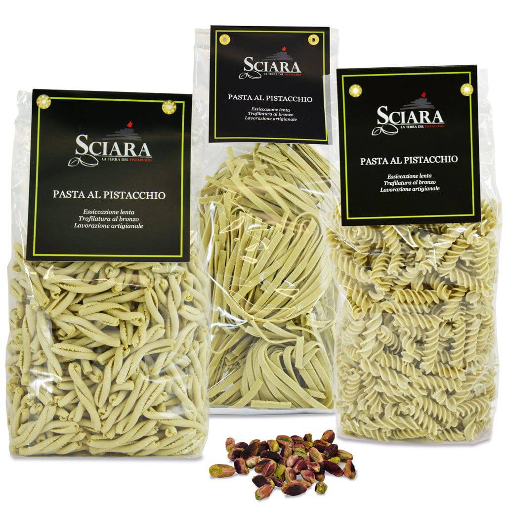 Mix Pasta al Pistacchio - 500 grammi x 3 - Sciara La terra del pistacchio Bronte