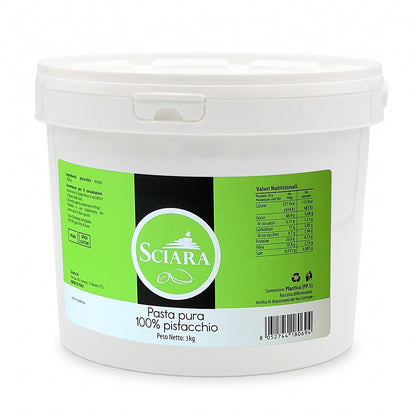 pasta pura pistacchio bronte sciara - secchiello 3 kg