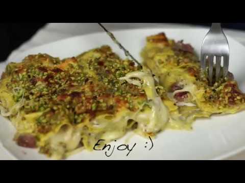 lasagne con pesto di pistacchio sciara bronte