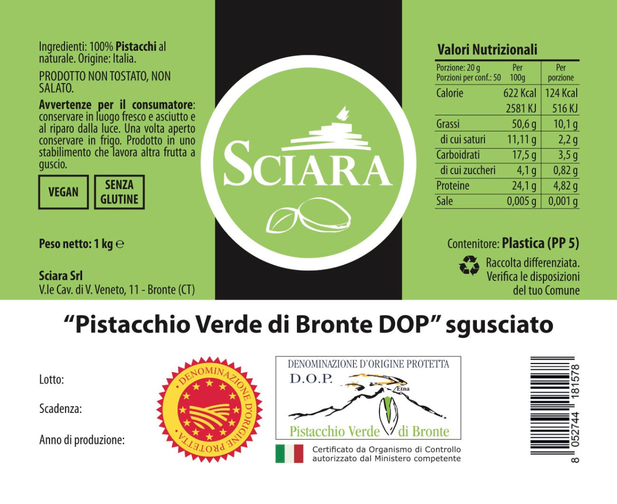 pistacchio di bronte sciara